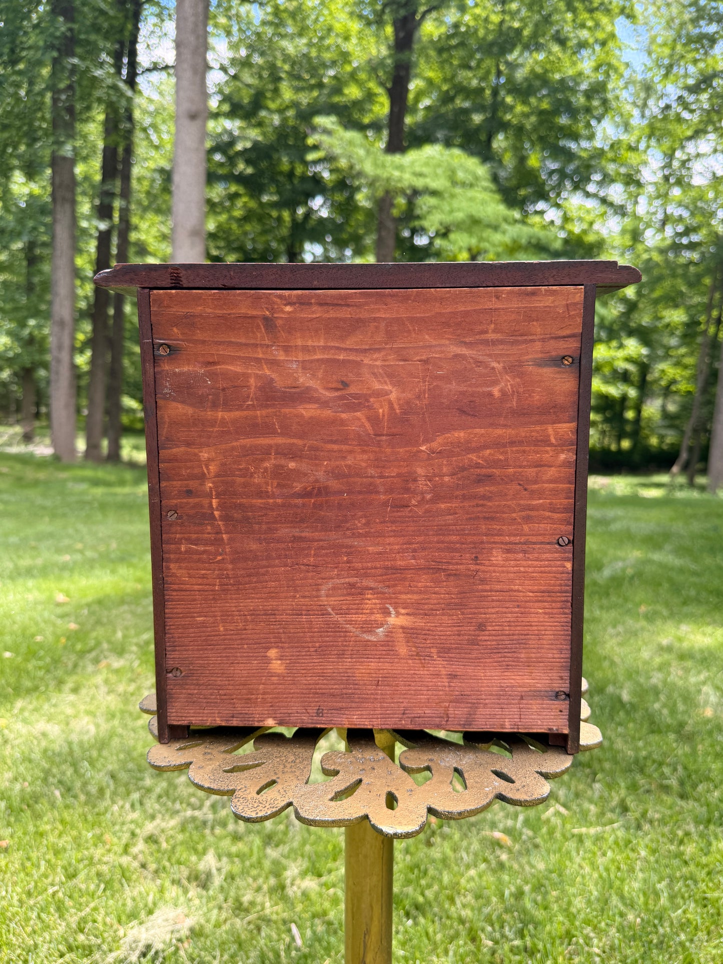 Antique salesman sample cabinet