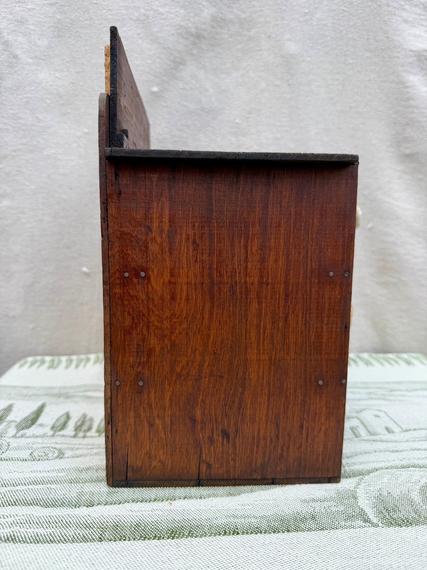 Vintage Cigar Box Wood Jewelry Box