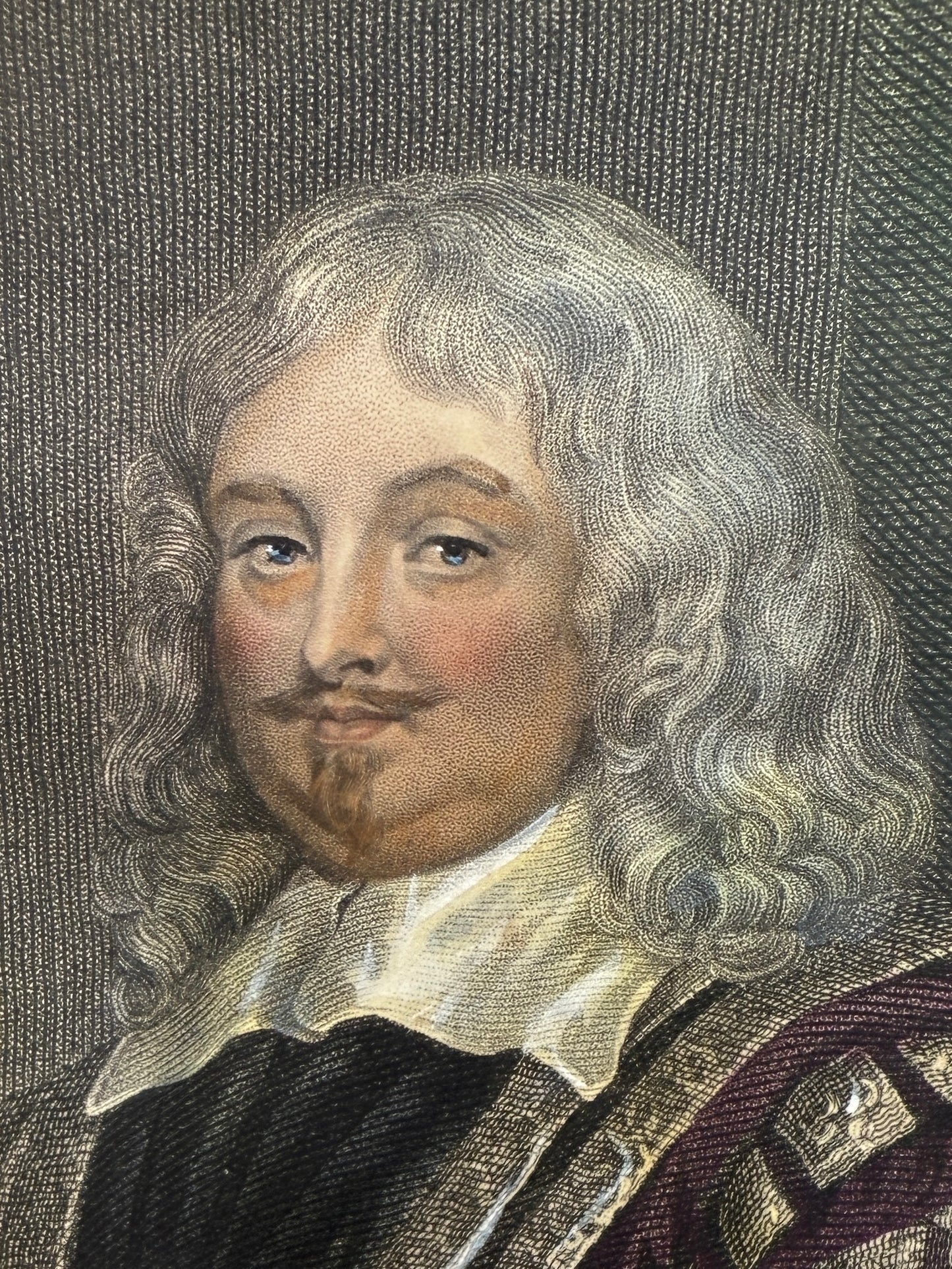 Antique hand-tinted portrait by Lodge