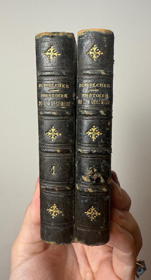 “Histoire du 2 Decembre” by Victor Schoelcher (2 Volumes, Brussels, 19th Century)