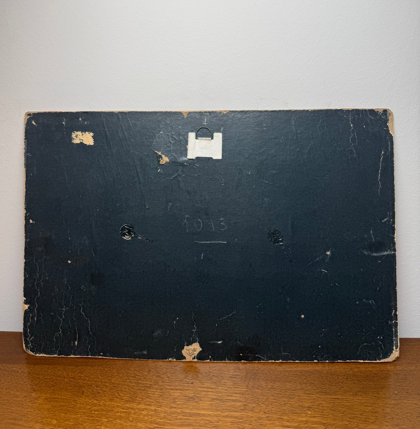 Autumn river landscape with boats and farmhouse, signed A. Renauld 194*