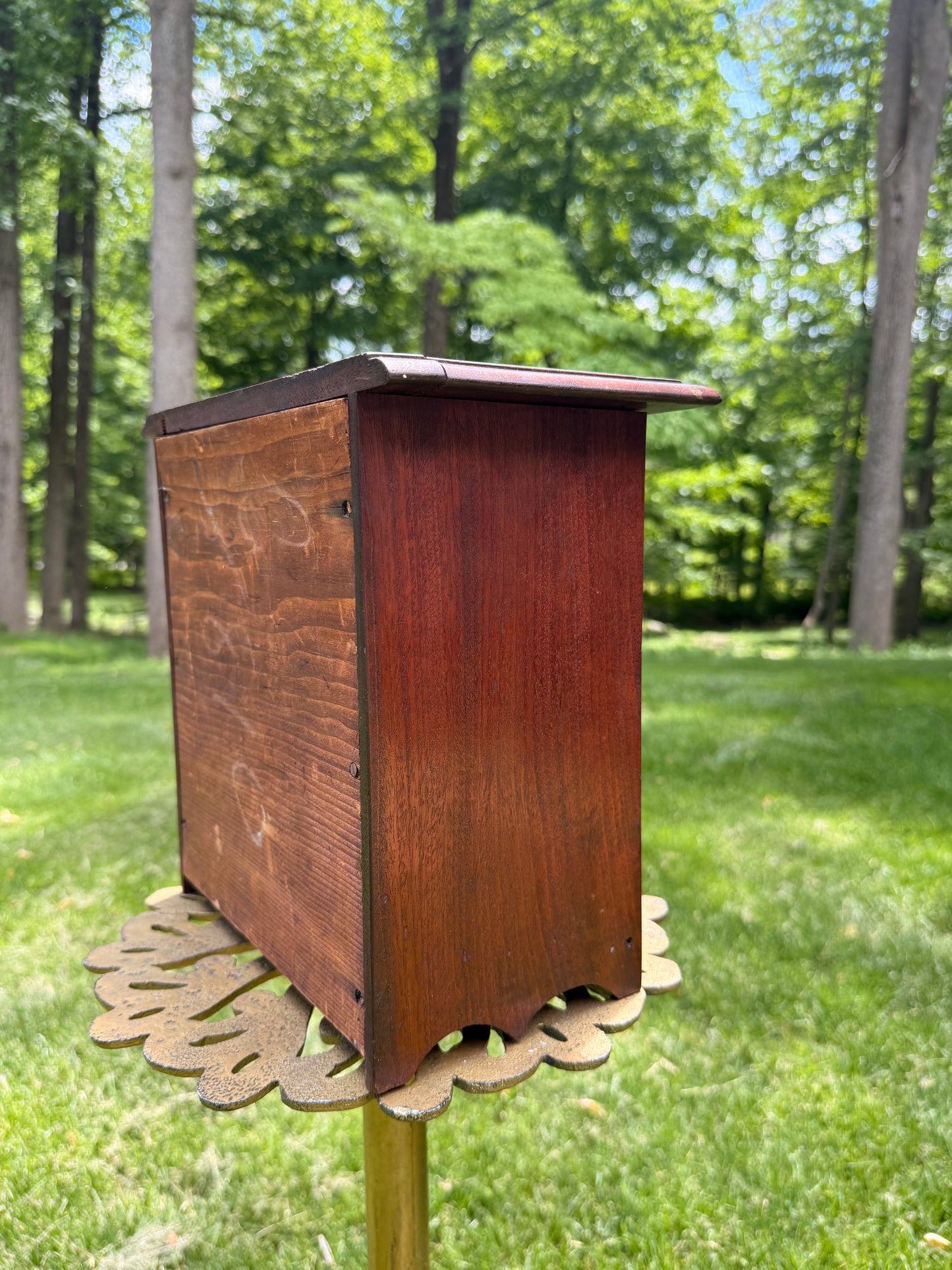 Antique salesman sample cabinet