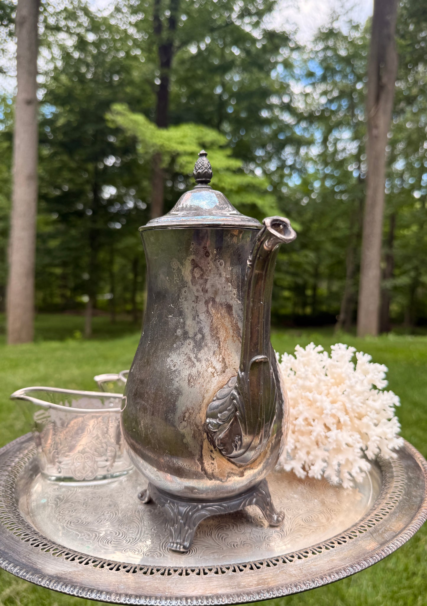 Wm. Rogers & Son silver plate teapot
