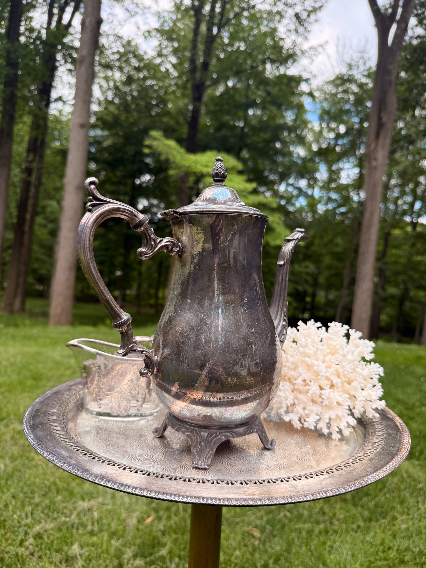 Wm. Rogers & Son silver plate teapot