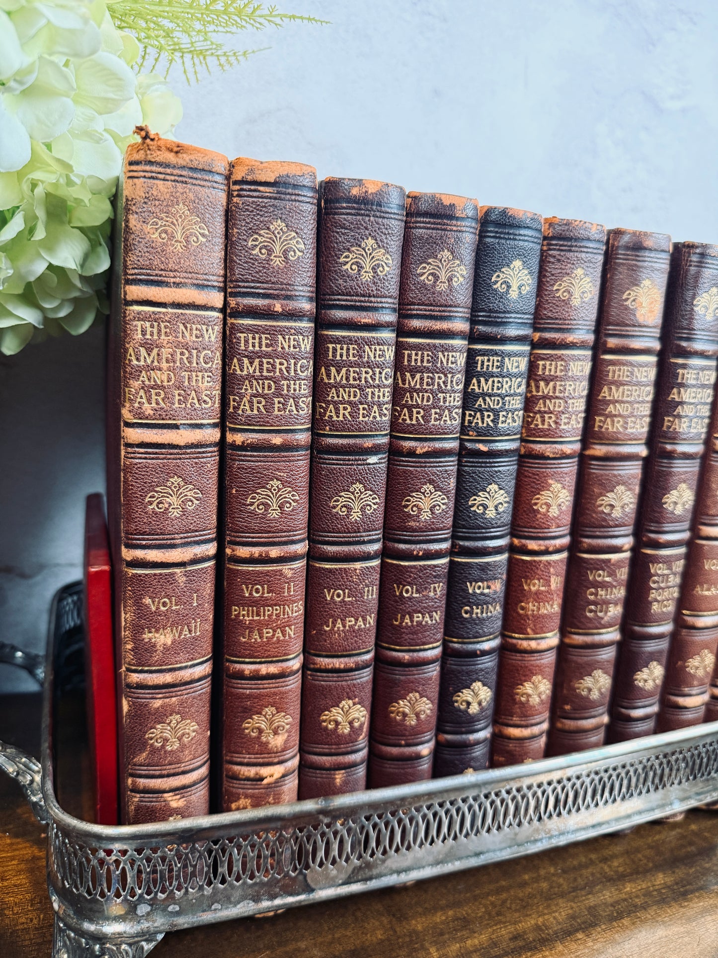 1907 “The New America and the Far East”, complete 10-volume set