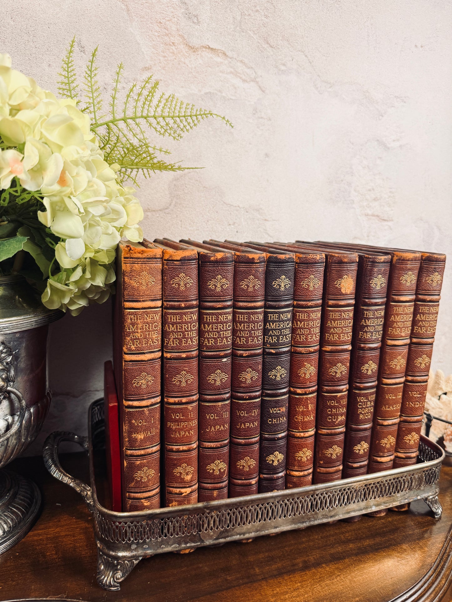 1907 “The New America and the Far East”, complete 10-volume set