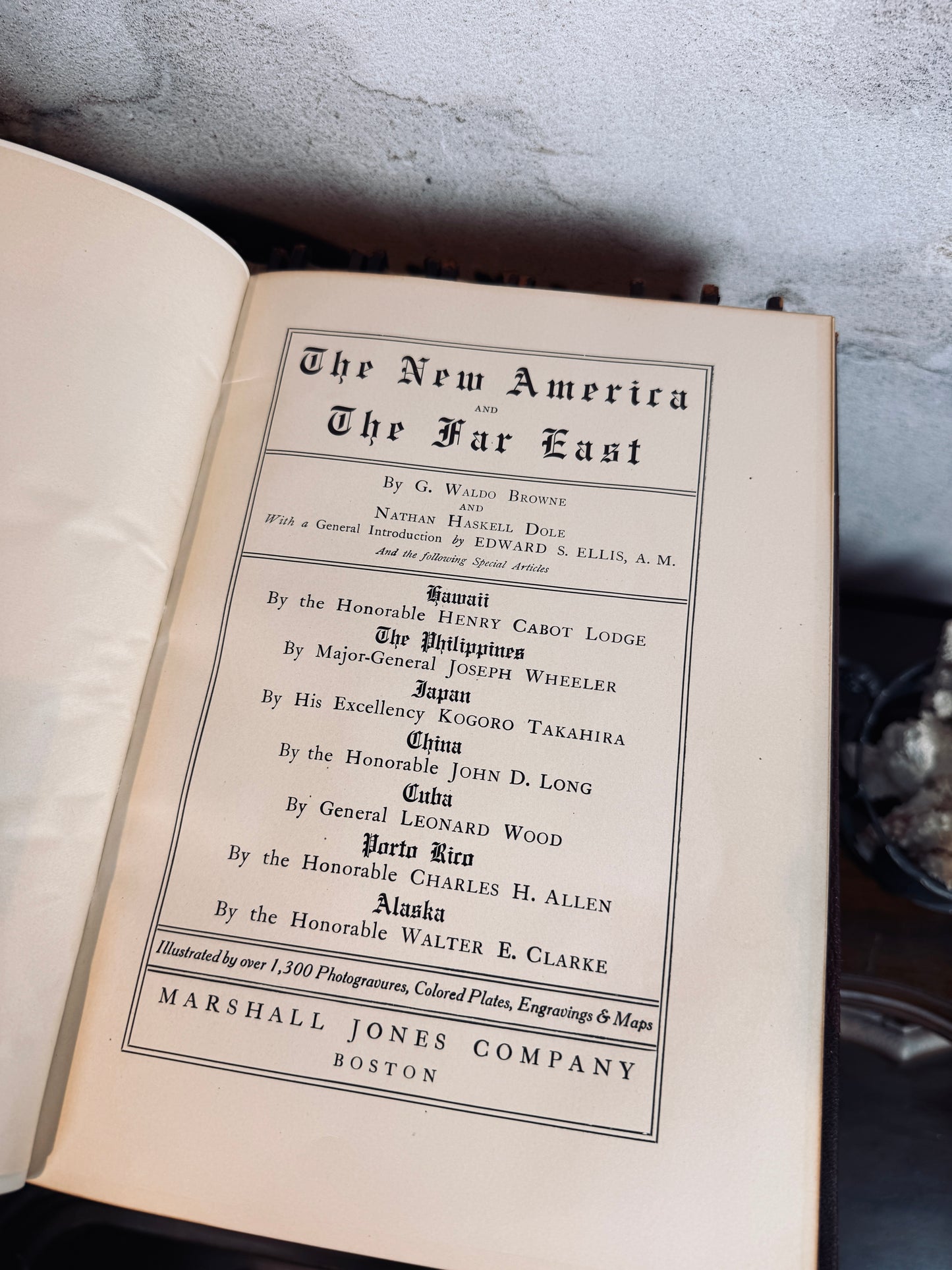 1907 “The New America and the Far East”, complete 10-volume set