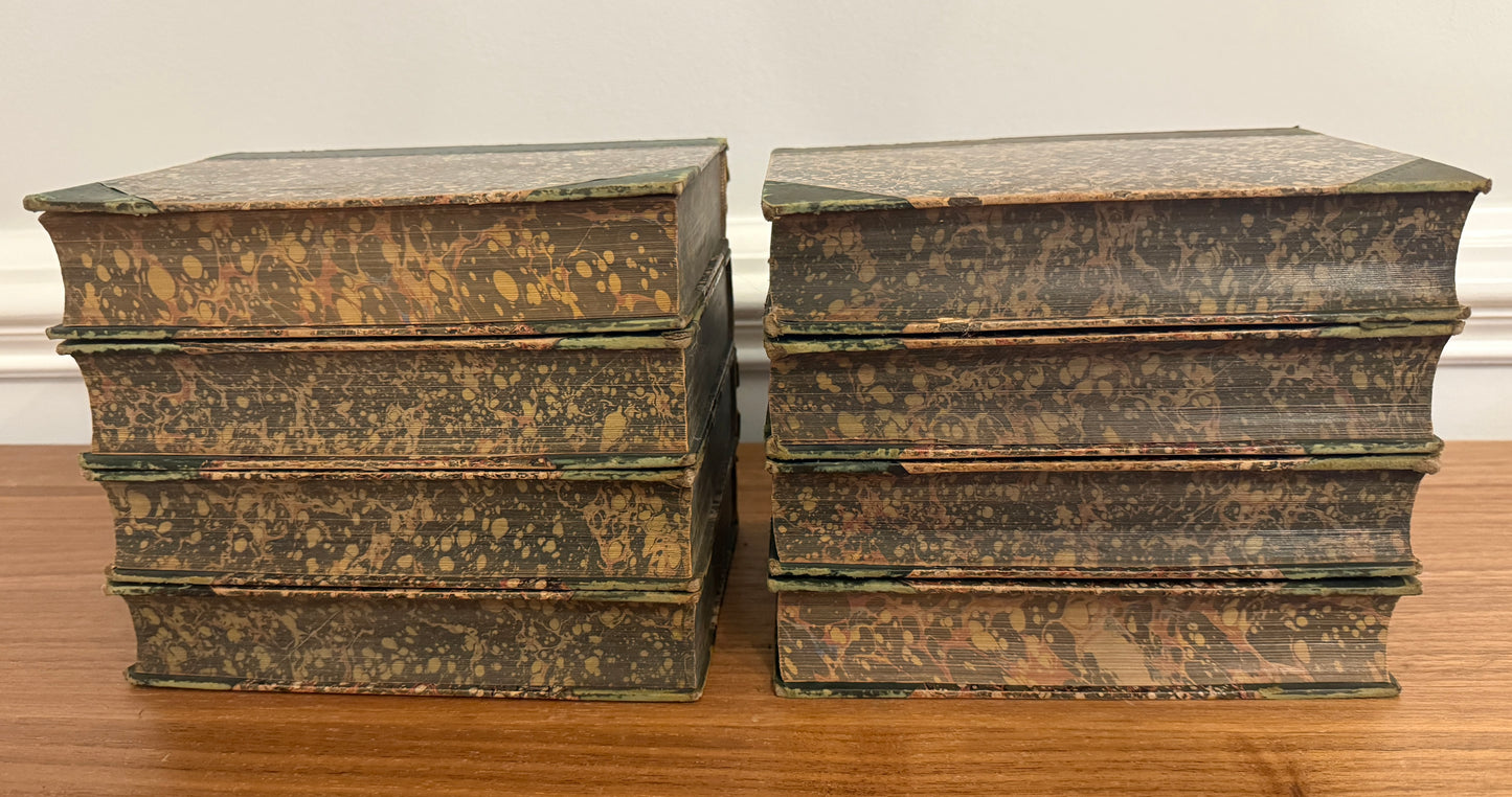 Antique Charles Dickens Works - 8 Volume Partial Set (Circa 1870-1899)