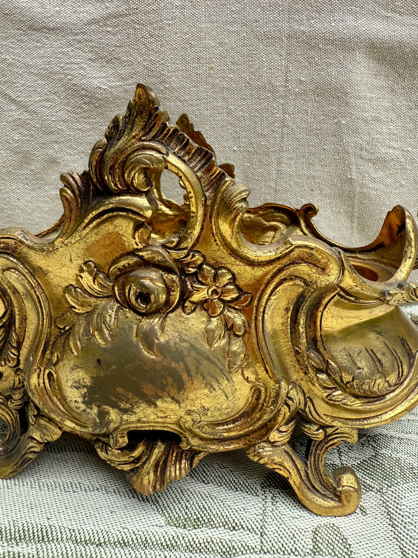 Rococo Revival Spanish Brass Jardiniere