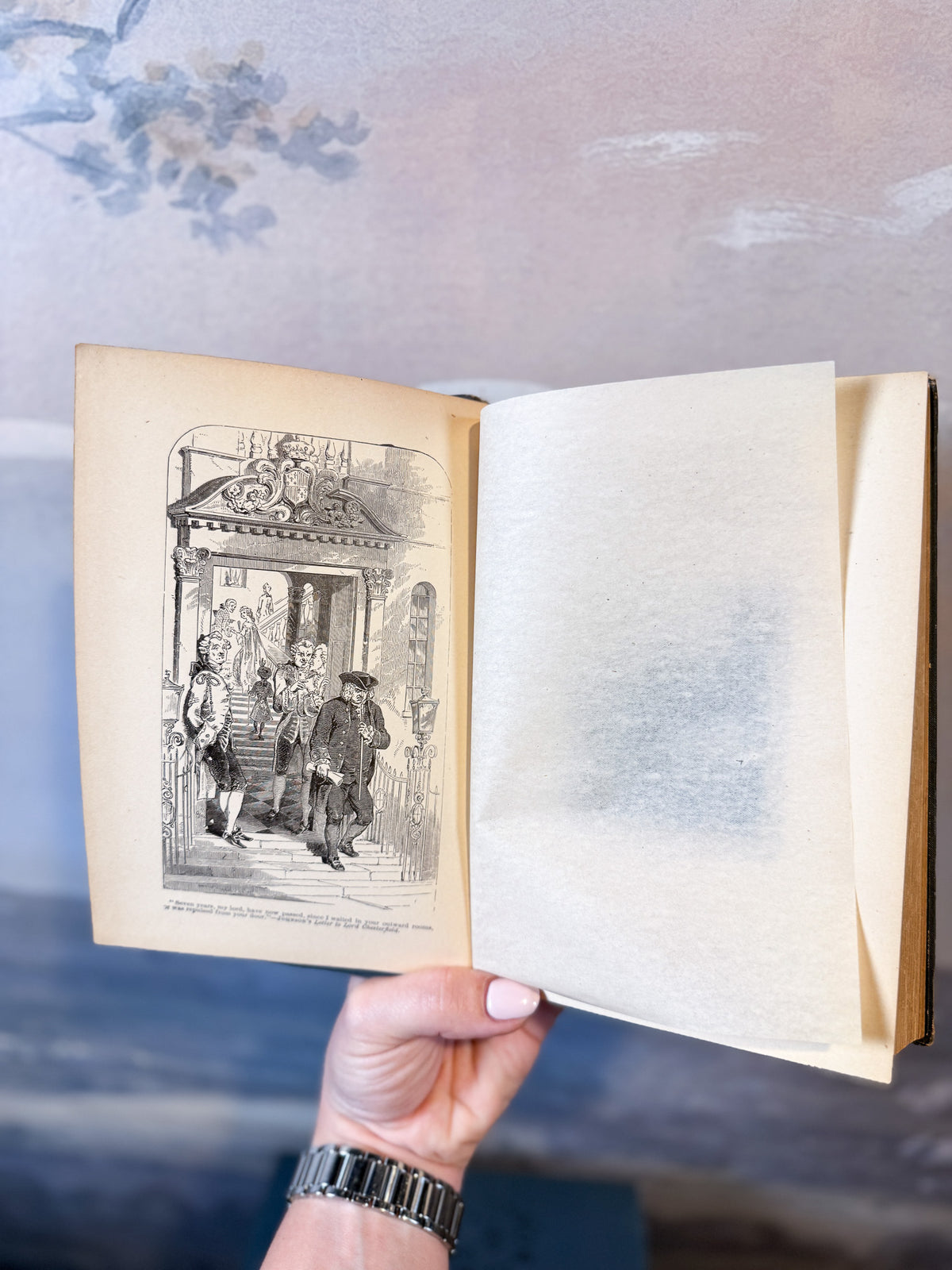 Antique Boswell's "Life of Johnson," complete 3 volumes