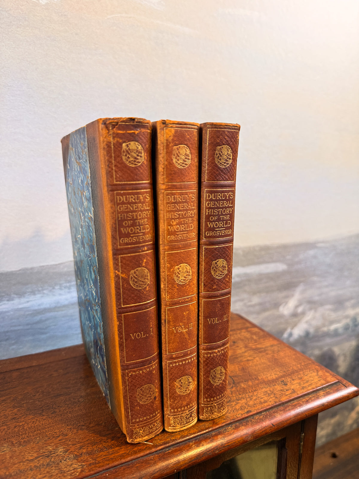 1912 "A General History of the World", set of 3 books [English]