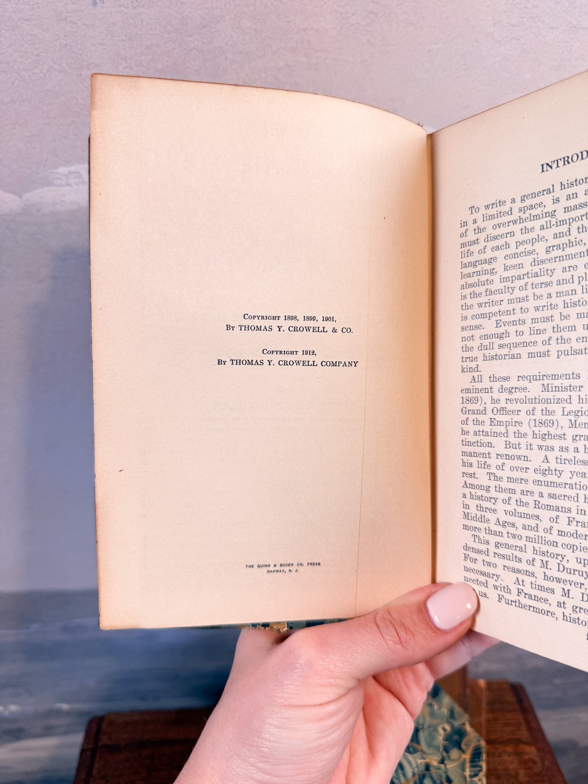 1912 "A General History of the World", set of 3 books [English]