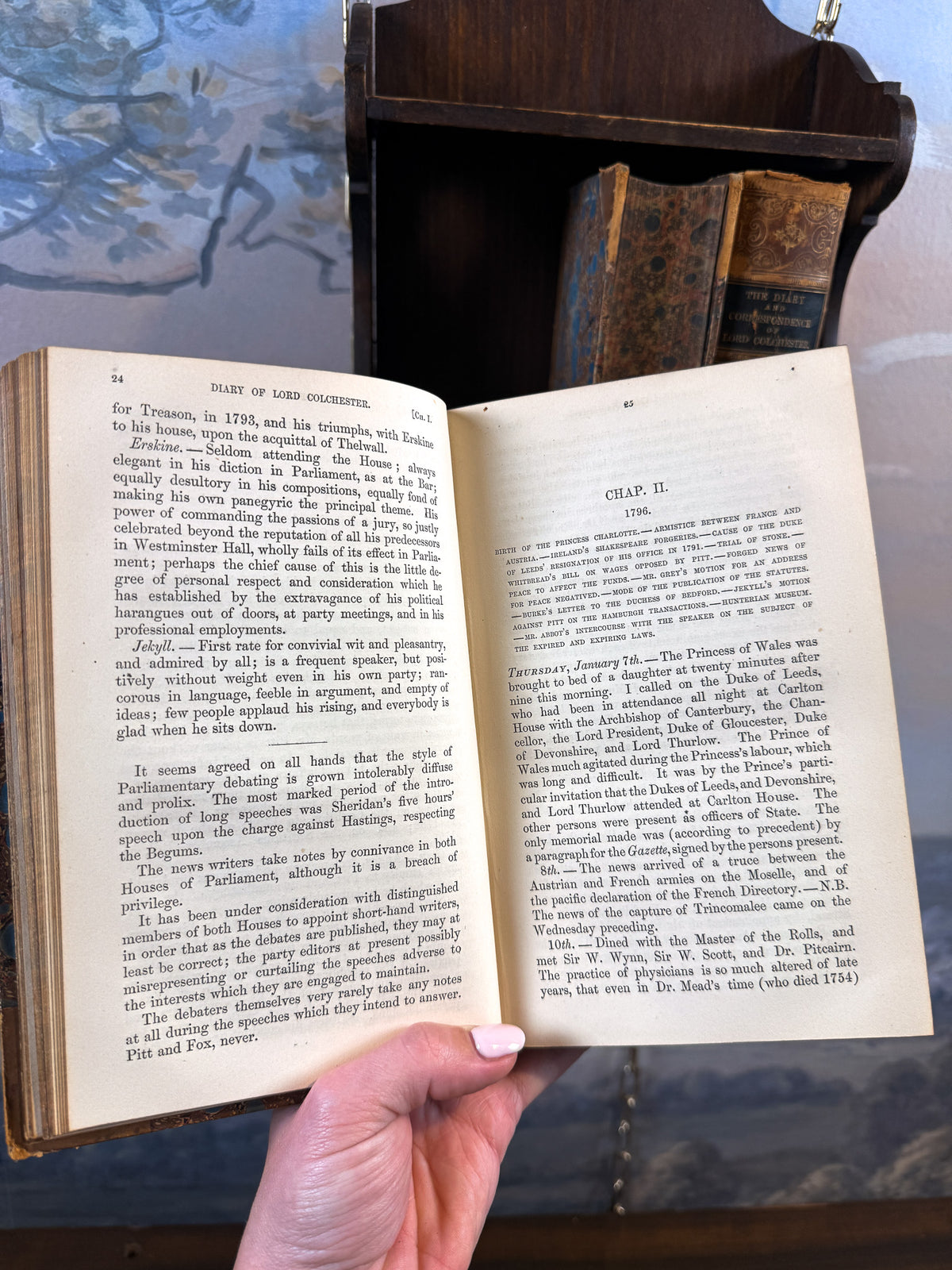 1861 "The Diary and Correspondence of Charles Abbot, Lord Colchester" set of 3 books [English]