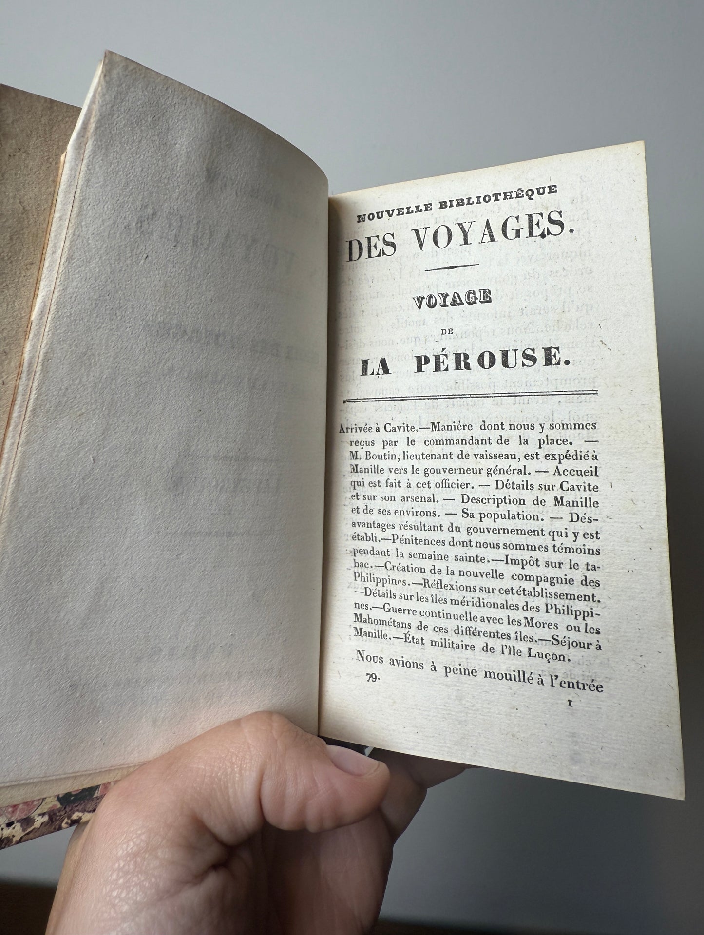 Antique French travel book "Voyage au Tour du Monde" - La Pérouse, Vol. 29, 1832
