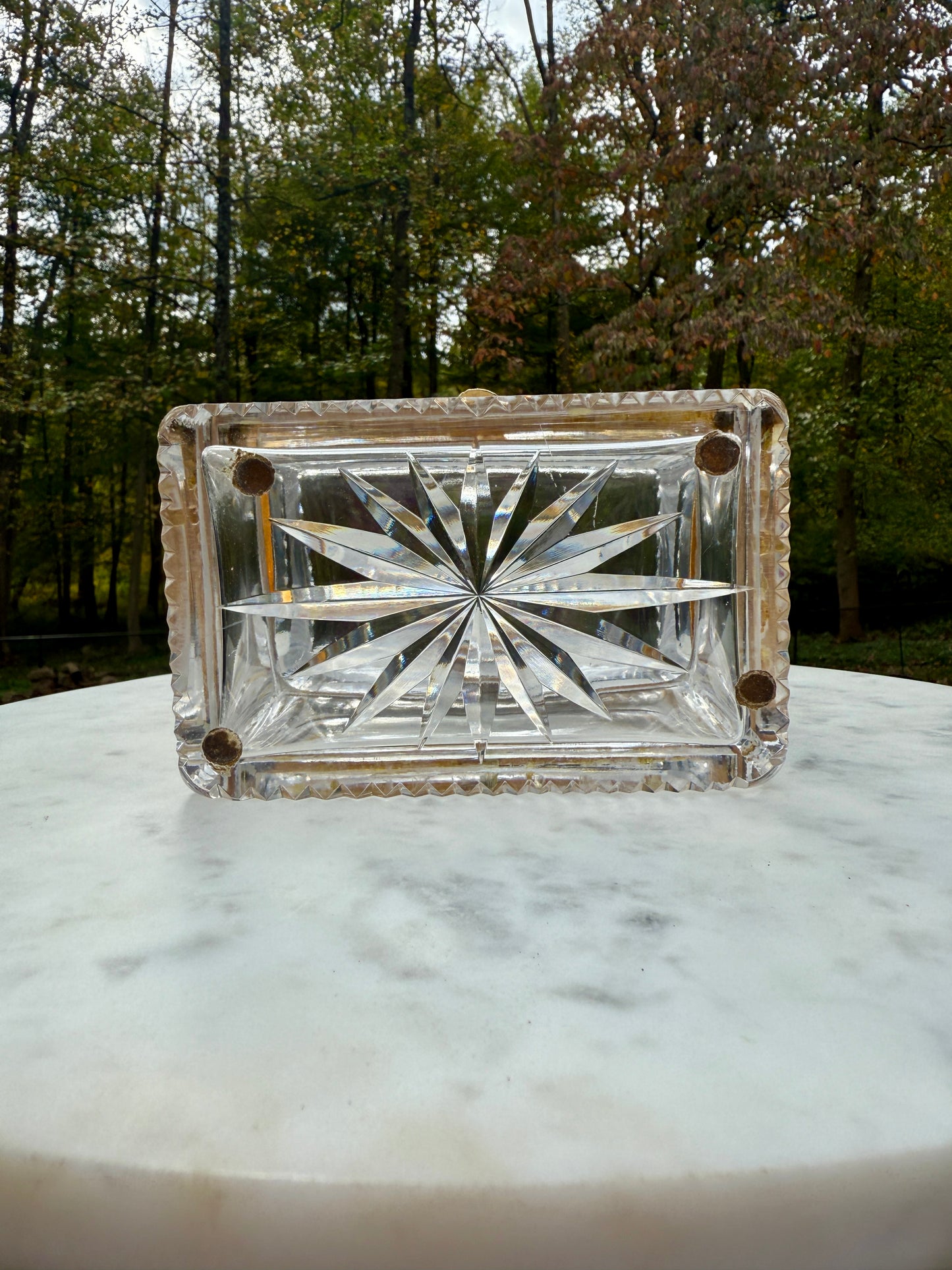 Antique crystal casket - attributed to Baccarat, circa 1880–1900