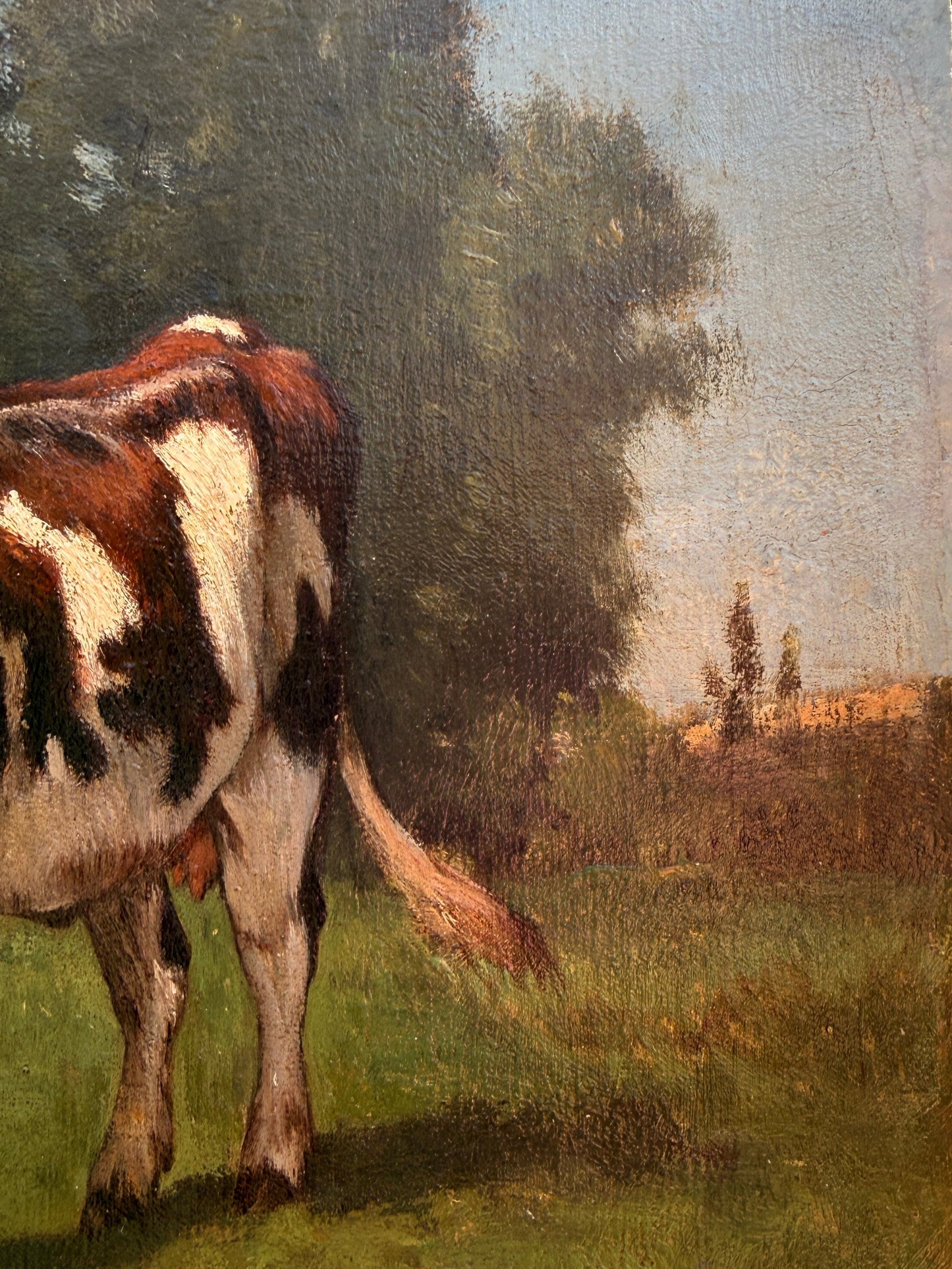 Pastoral landscape attributed to Constant Troyon (1855-1870)