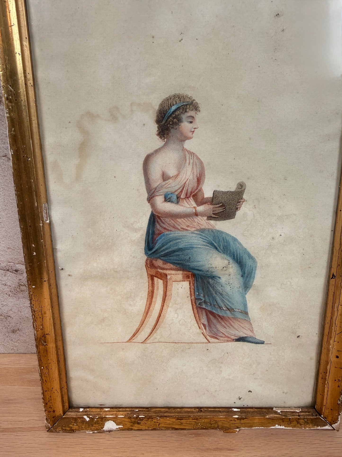 Antique hand-colored lithographs