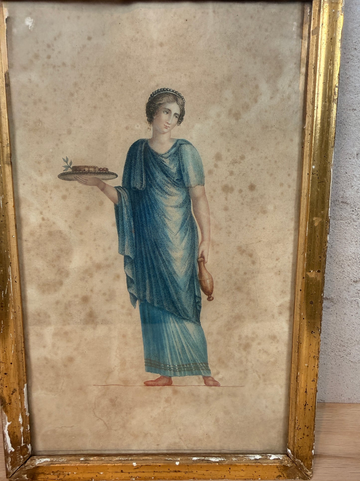 Antique hand-colored lithographs