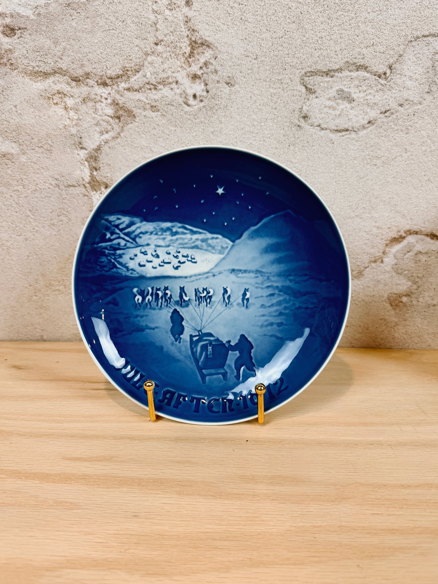 Danish Christmas plates, set of 5