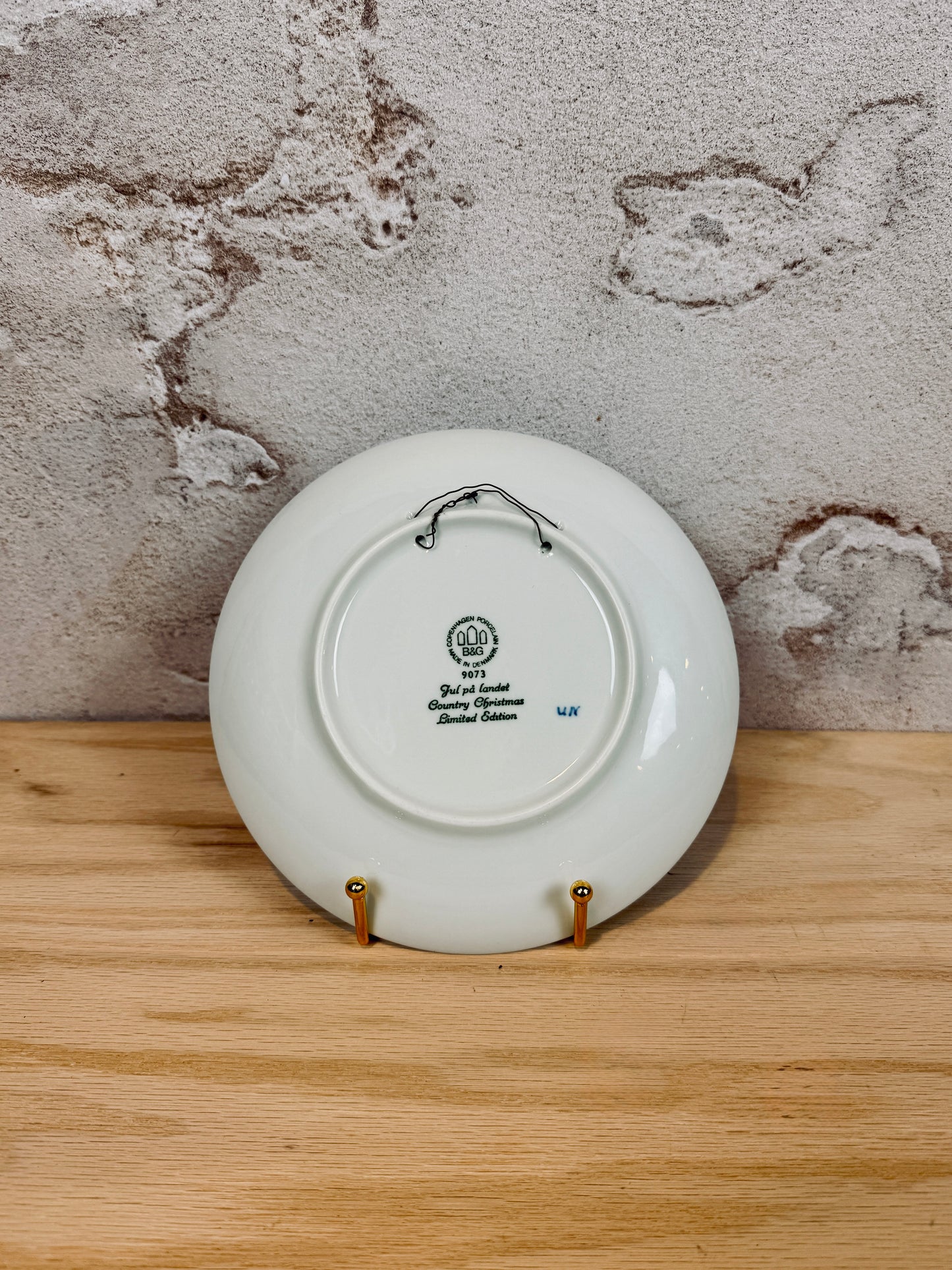Danish Christmas plates, set of 5