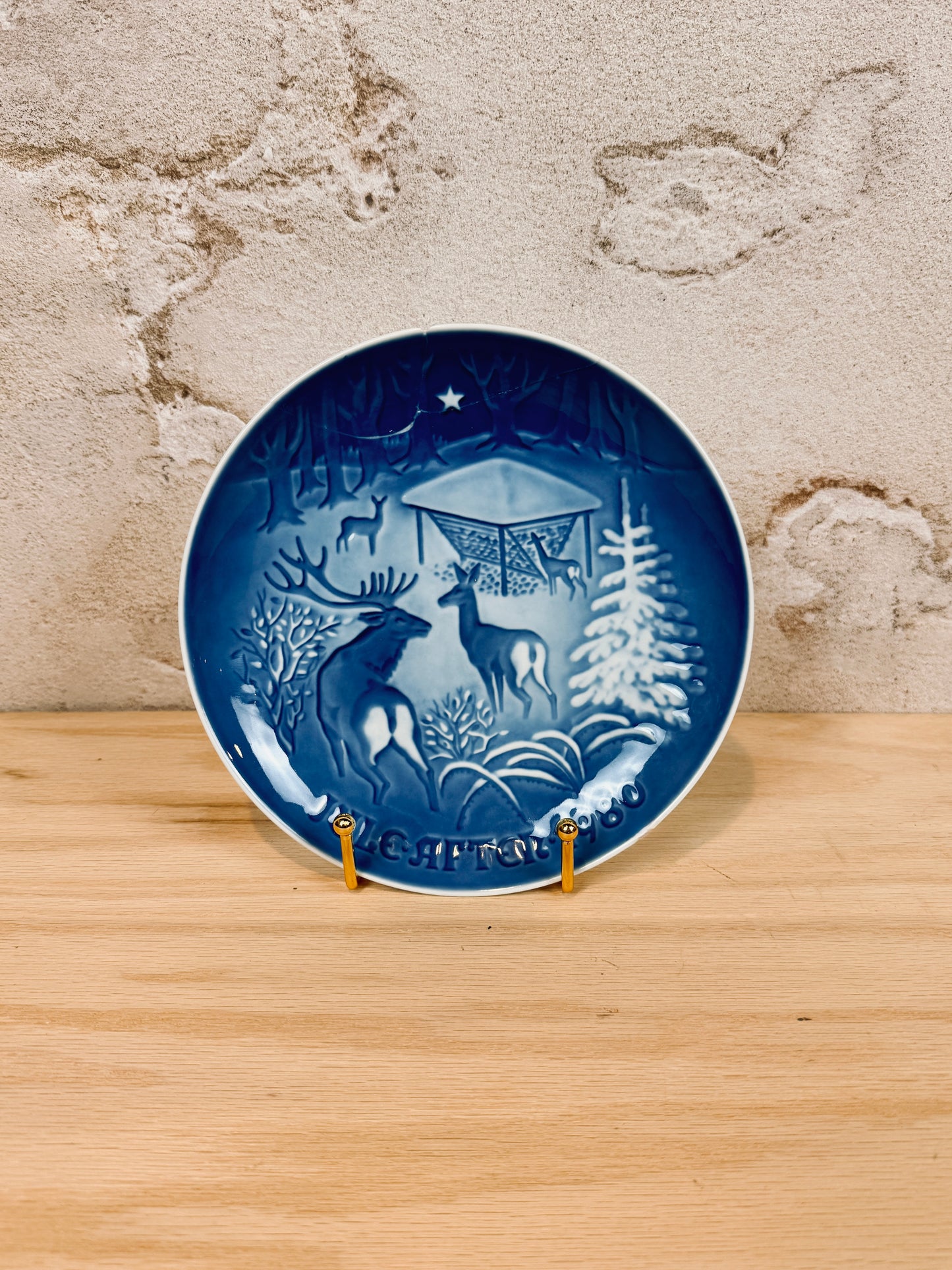 Danish Christmas plates, set of 5