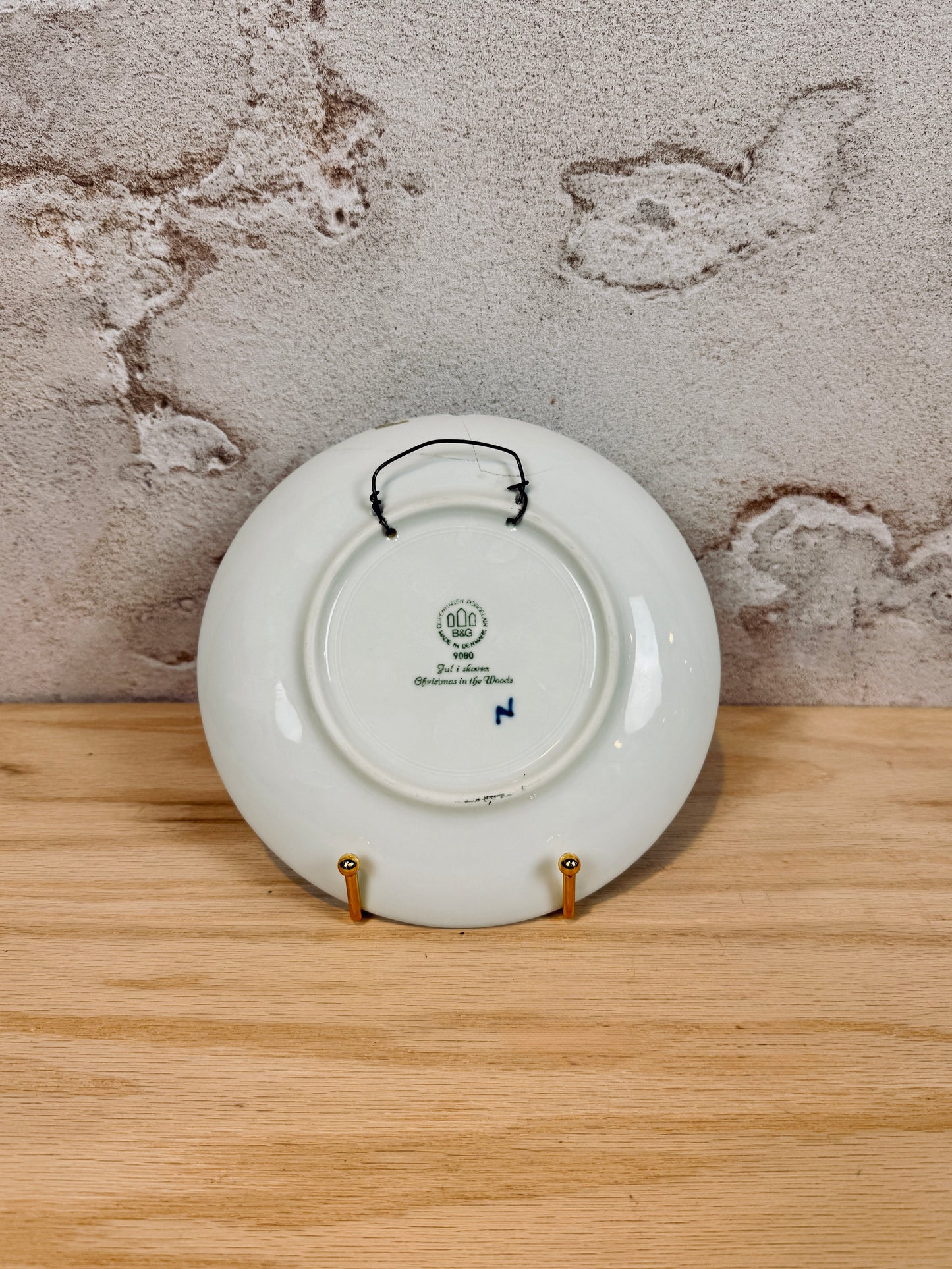 Danish Christmas plates, set of 5