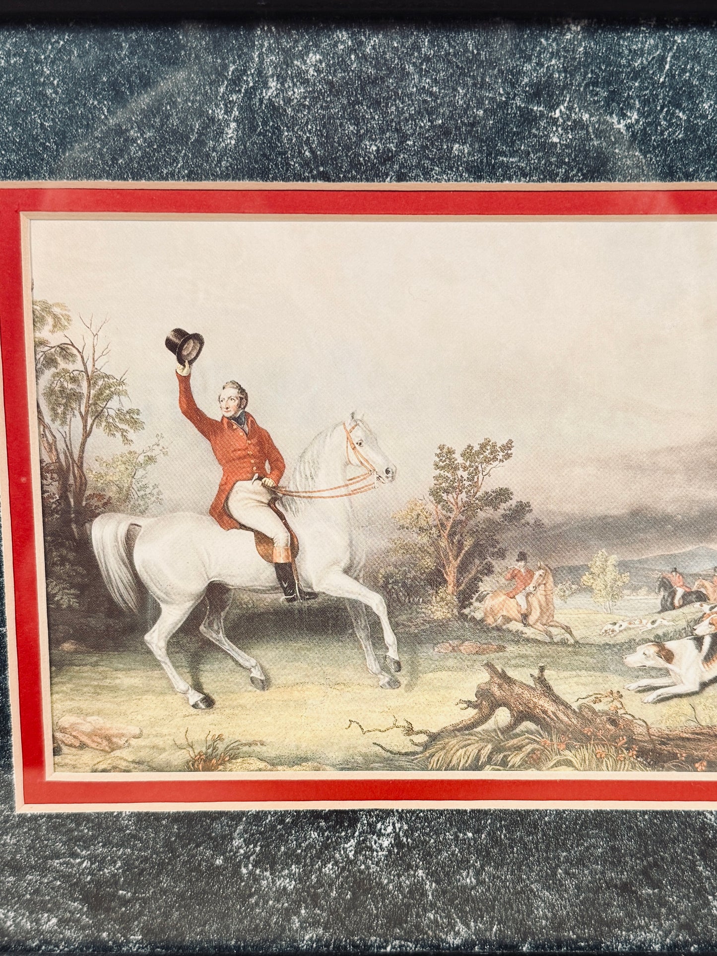 Vintage English fox hunting prints