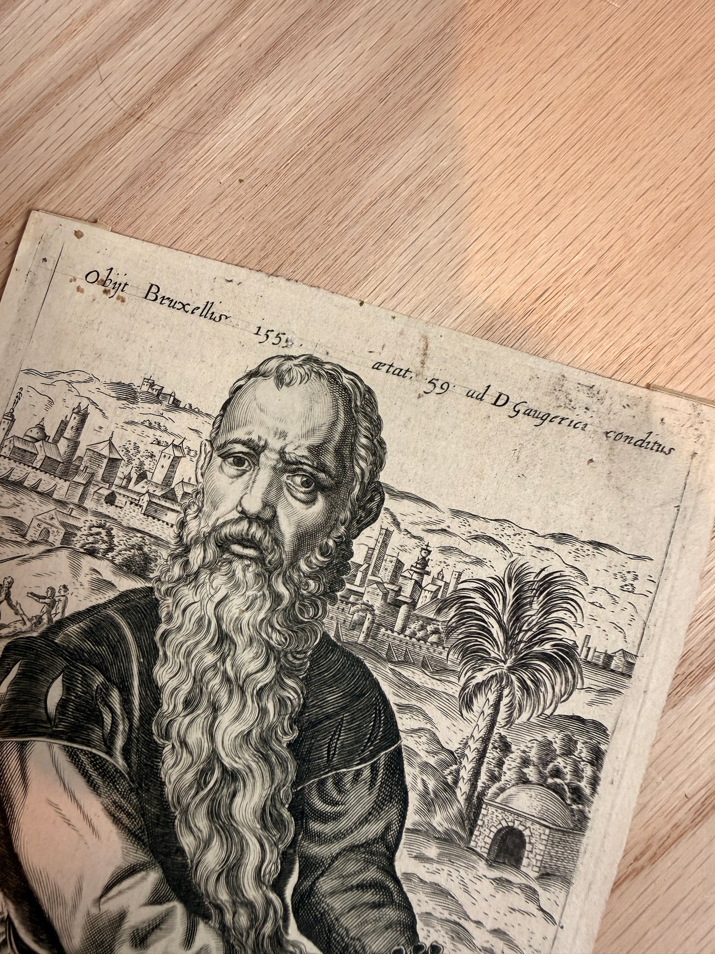 19th-century engraving of IOANNI MAIO