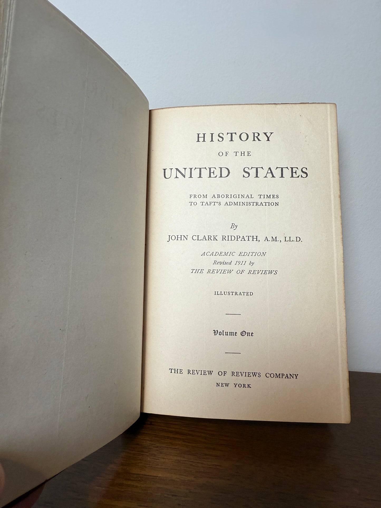 1911 “Ridpath’s History of the United States,” full set